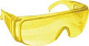 Очки защитные с дужками желтые "FIT"